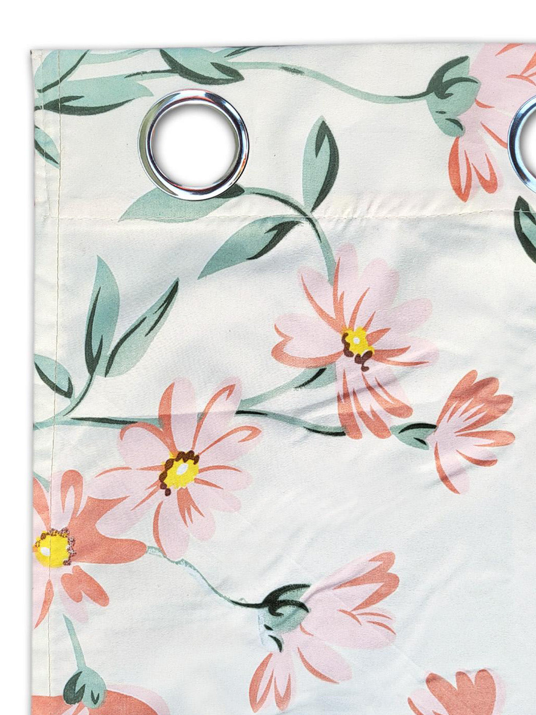 ANA Window Curtain 5 Feet Floral Set of 1 Cotton Curtain for Windows Multicolor 1pcs