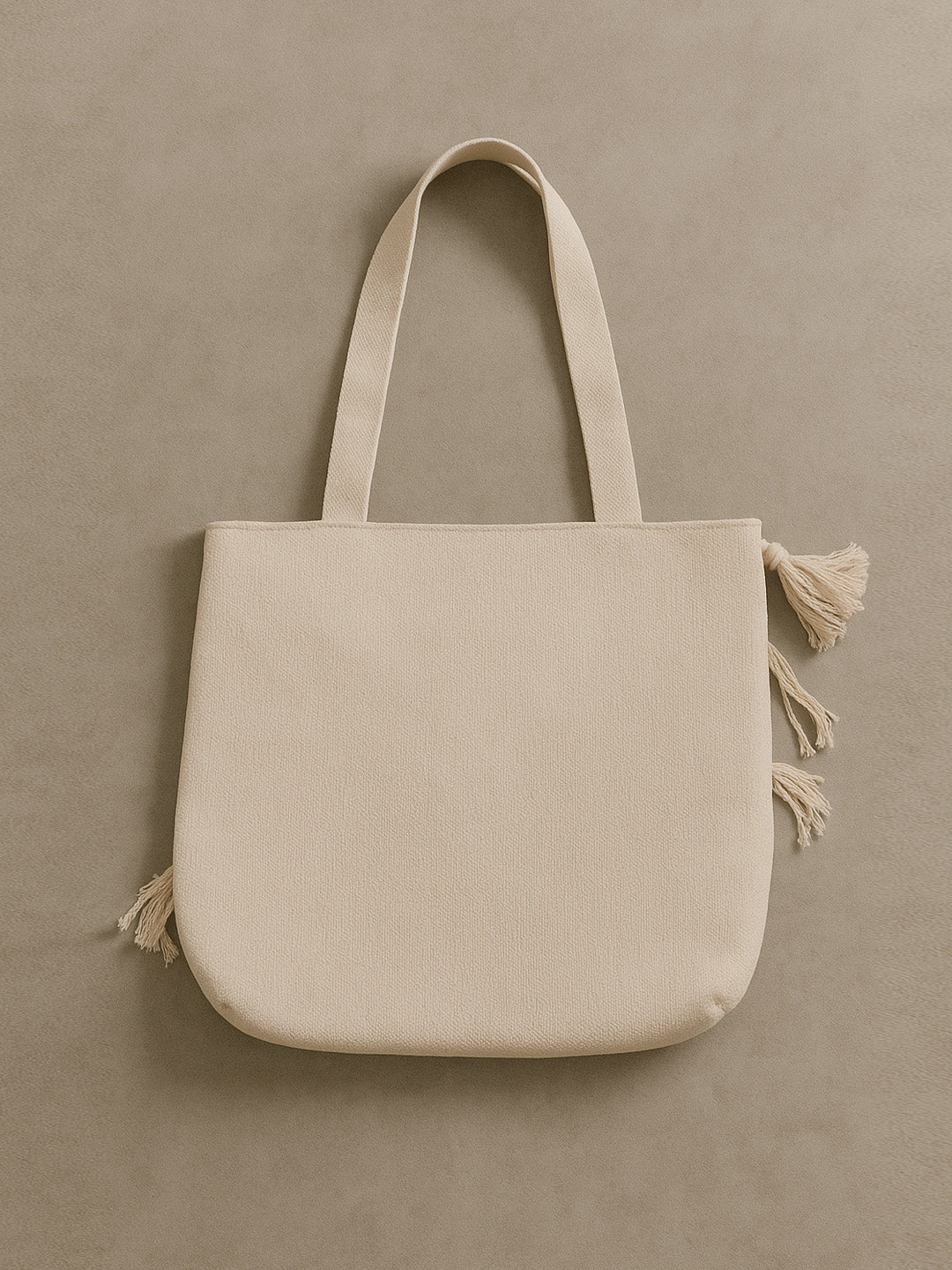 Ana Stylish Tote Bag for Women with Zipper | Office, College, Everyday Use | Aesthetic Korean Tote Bag | Big Size, Machine Washable, Plain Canvas Bag with Organizer | Cute & Branded Cotton Bag