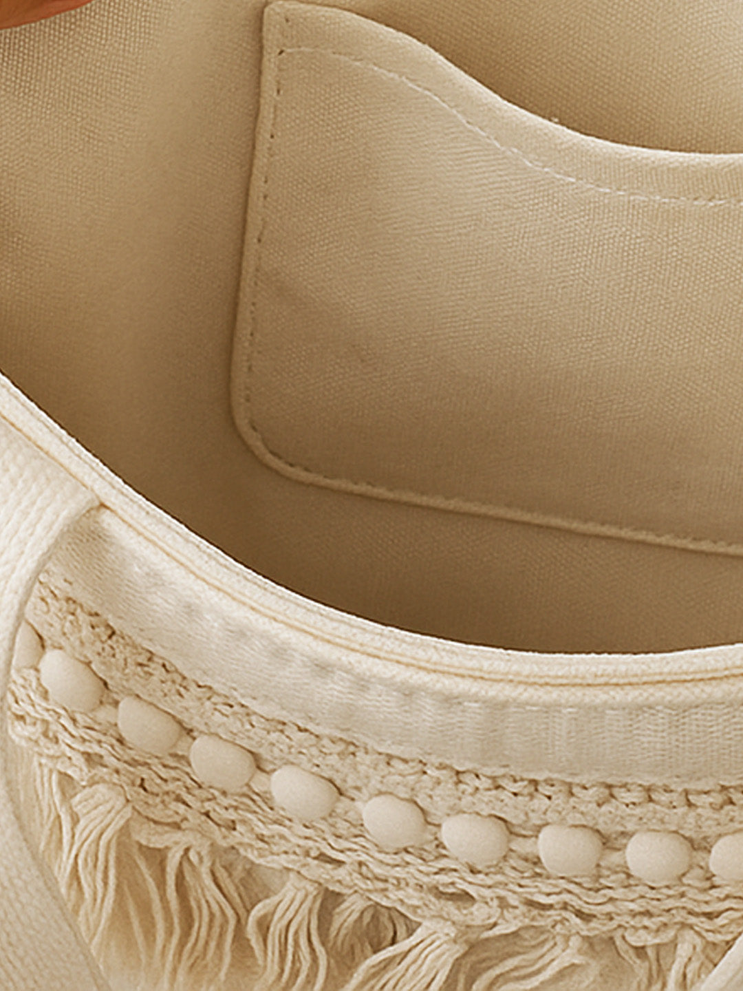 Ana Stylish Tote Bag for Women with Zipper | Office, College, Everyday Use | Aesthetic Korean Tote Bag | Big Size, Machine Washable, Plain Canvas Bag with Organizer | Cute & Branded Cotton Bag