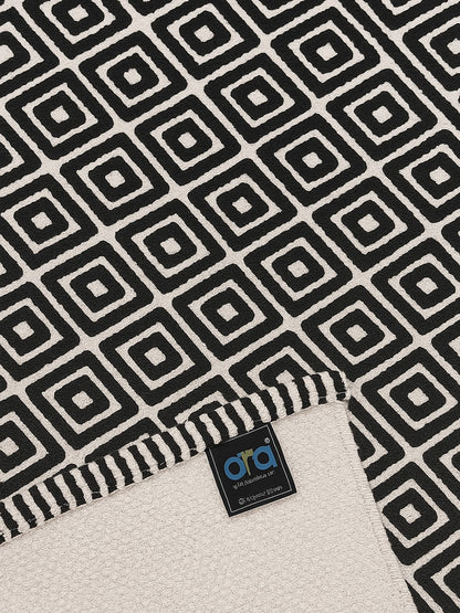 ANA Bedside Floor Runner Woven Carpet Printed for Home/Kitchen/Kitchen/Living Area/Office Entrance. (Cotton, 2 x 5 Feet) Set of 1 pcs Yellow