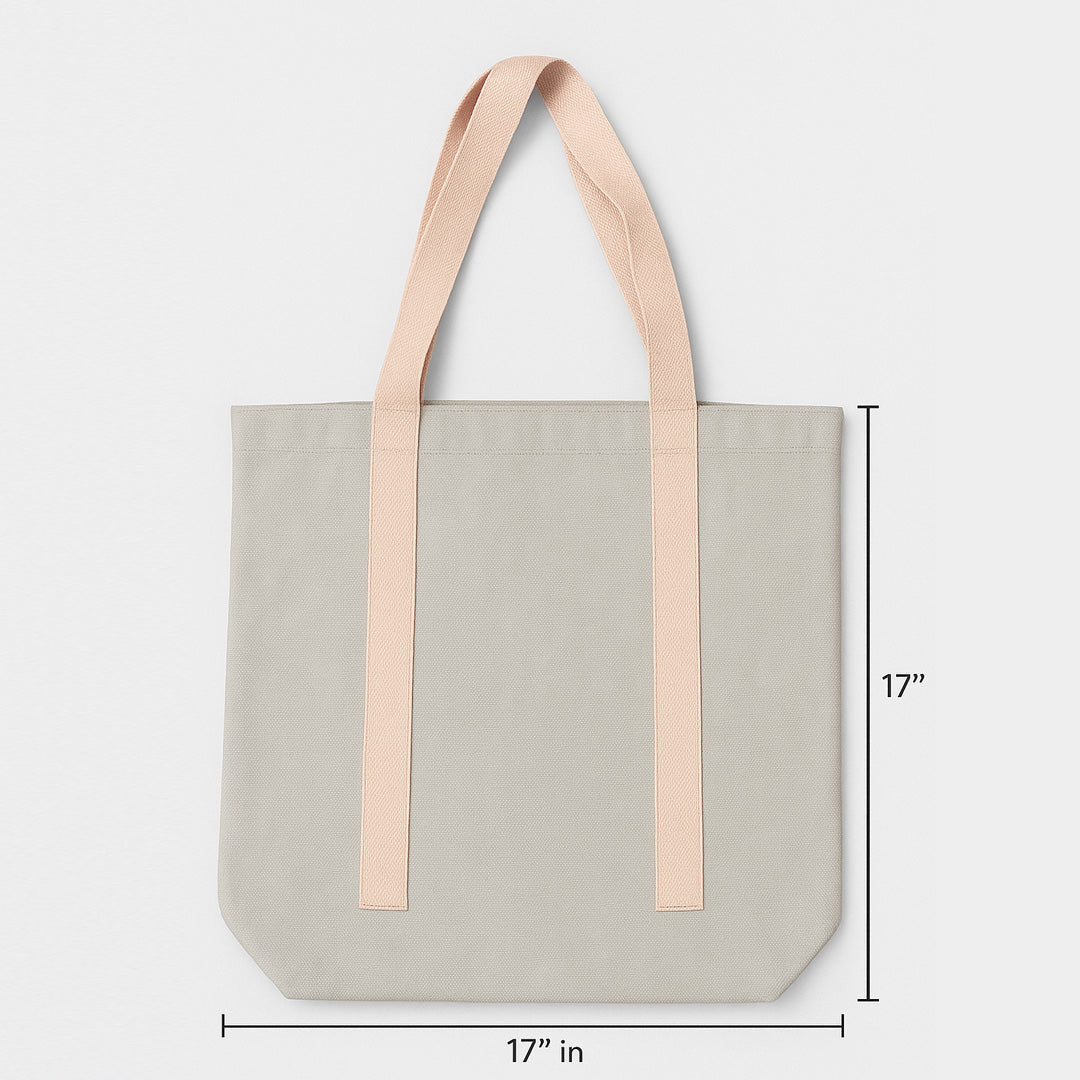 Ana Labubu Cotton Tote Bag Blue