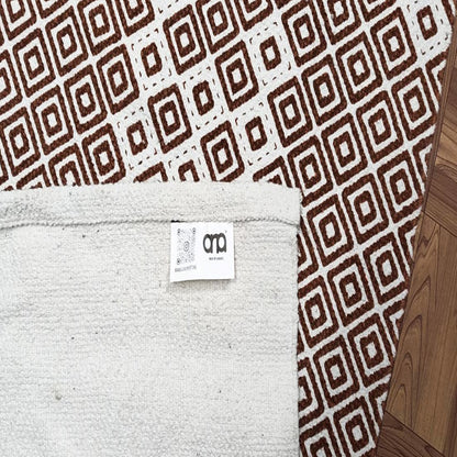 ANA Bedside Floor Runner Woven Carpet Printed for Home/Kitchen/Kitchen/Living Area/Office Entrance. (Cotton, 2 x 5 Feet) Set of 1 pcs Yellow Animal Print