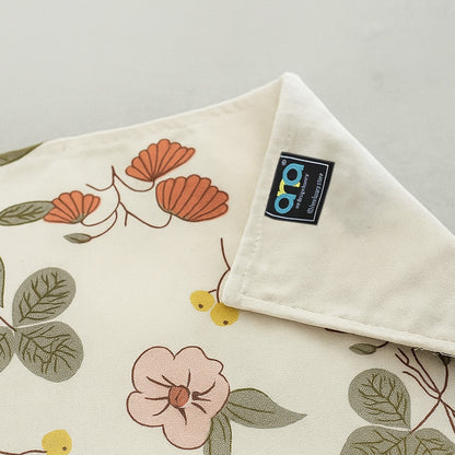 Ana Floral Table mats set of 2 , double layer cotton table mat for dining table, coffee table, desk, office & food use
