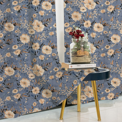 ANA Set of 2 Cotton Curtain Eyelet Premium Curtain for Windows, Door & Long Door , Multicolor, Decorative, Bedroom, Balcony