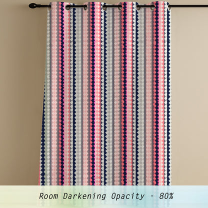 ana Single 5 Feet Window Curtain Cotton Eyelet Premium Curtain for Windows, Multicolor, Decorative, Bedroom, Balcony