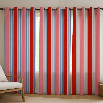 ana Set of 3 5 Feet Window Curtain Cotton Eyelet Premium Curtain for Windows, Multicolor, Decorative, Bedroom, Balcony 3pcs set