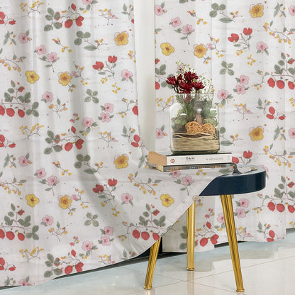 cotton curtain window 5 feet 5ft eyelet curtain door 7 feet 7ft curtain eyelet long door 9 feet 9ft curtain ana curtain floral curtain