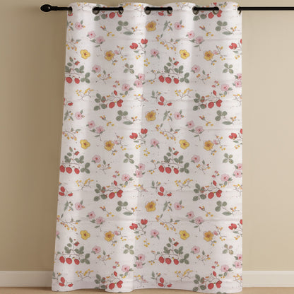 cotton curtain window 5 feet 5ft eyelet curtain door 7 feet 7ft curtain eyelet long door 9 feet 9ft curtain ana curtain floral curtain