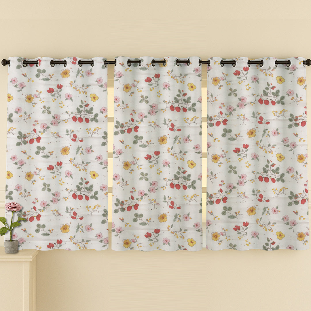 cotton curtain window 5 feet 5ft eyelet curtain door 7 feet 7ft curtain eyelet long door 9 feet 9ft curtain ana curtain floral curtain