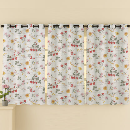 cotton curtain window 5 feet 5ft eyelet curtain door 7 feet 7ft curtain eyelet long door 9 feet 9ft curtain ana curtain floral curtain