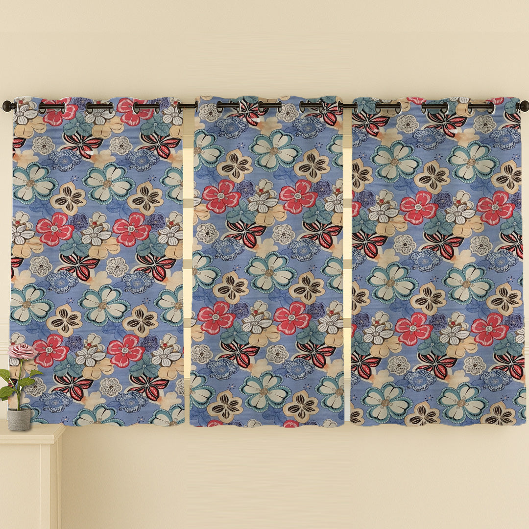 cotton curtain window 5 feet 5ft eyelet curtain door 7 feet 7ft curtain eyelet long door 9 feet 9ft curtain ana curtain floral curtain