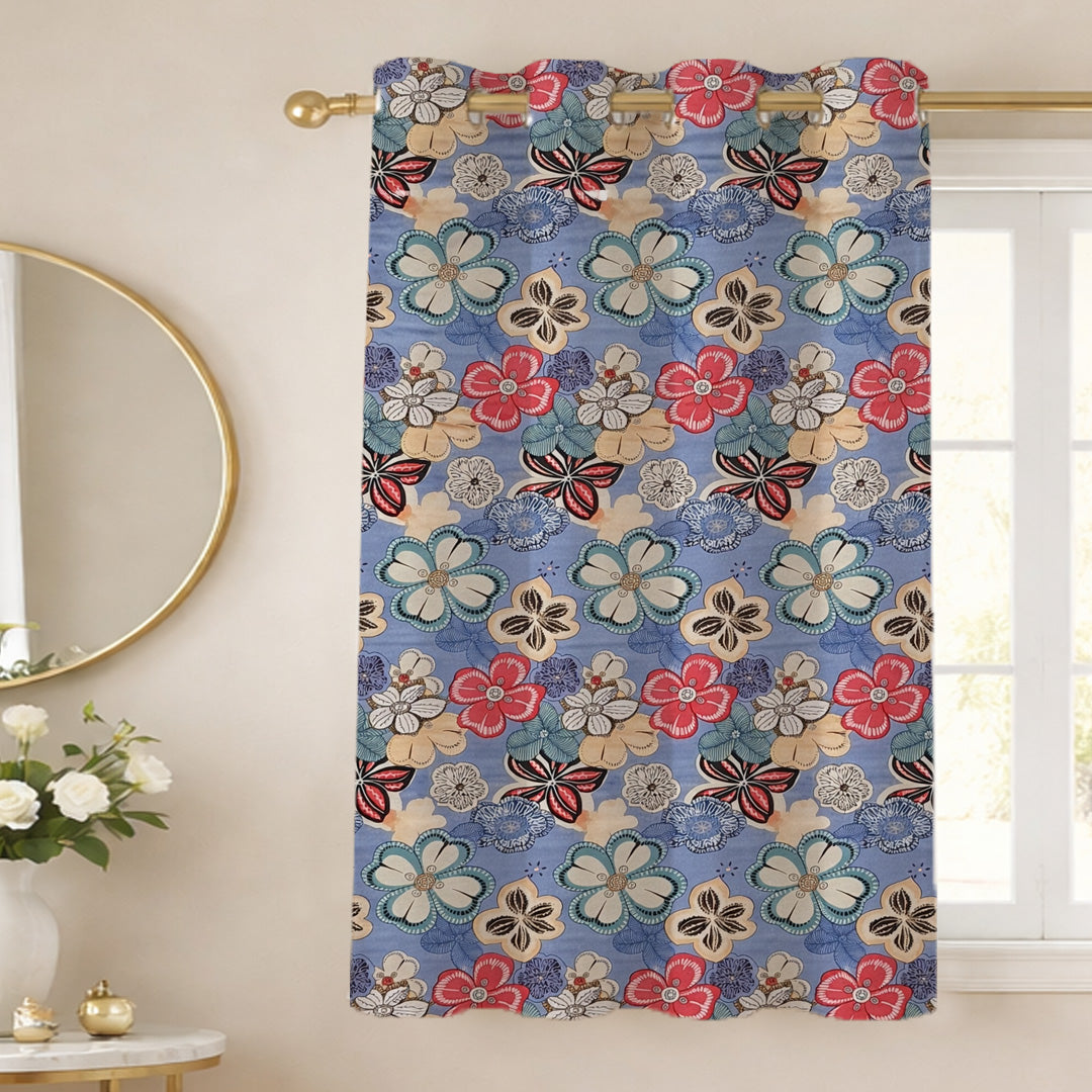 cotton curtain window 5 feet 5ft eyelet curtain door 7 feet 7ft curtain eyelet long door 9 feet 9ft curtain ana curtain floral curtain