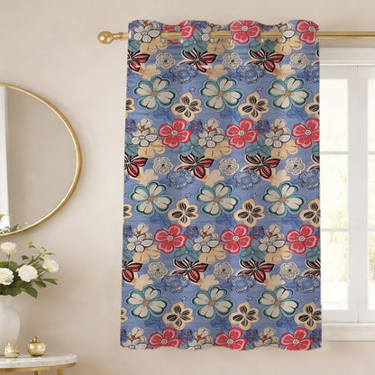cotton curtain window 5 feet 5ft eyelet curtain door 7 feet 7ft curtain eyelet long door 9 feet 9ft curtain ana curtain floral curtain