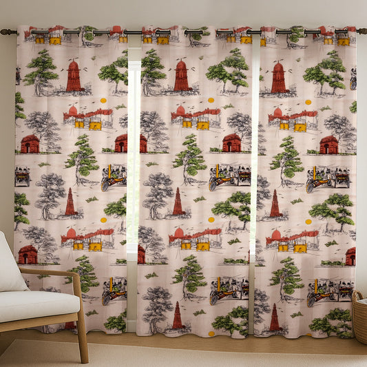 cotton curtain window 5 feet 5ft eyelet curtain door 7 feet 7ft curtain eyelet long door 9 feet 9ft curtain ana curtain floral curtain